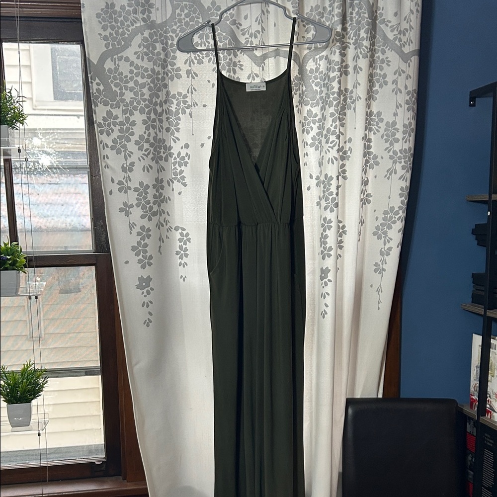 Olive Green Jumpsuit